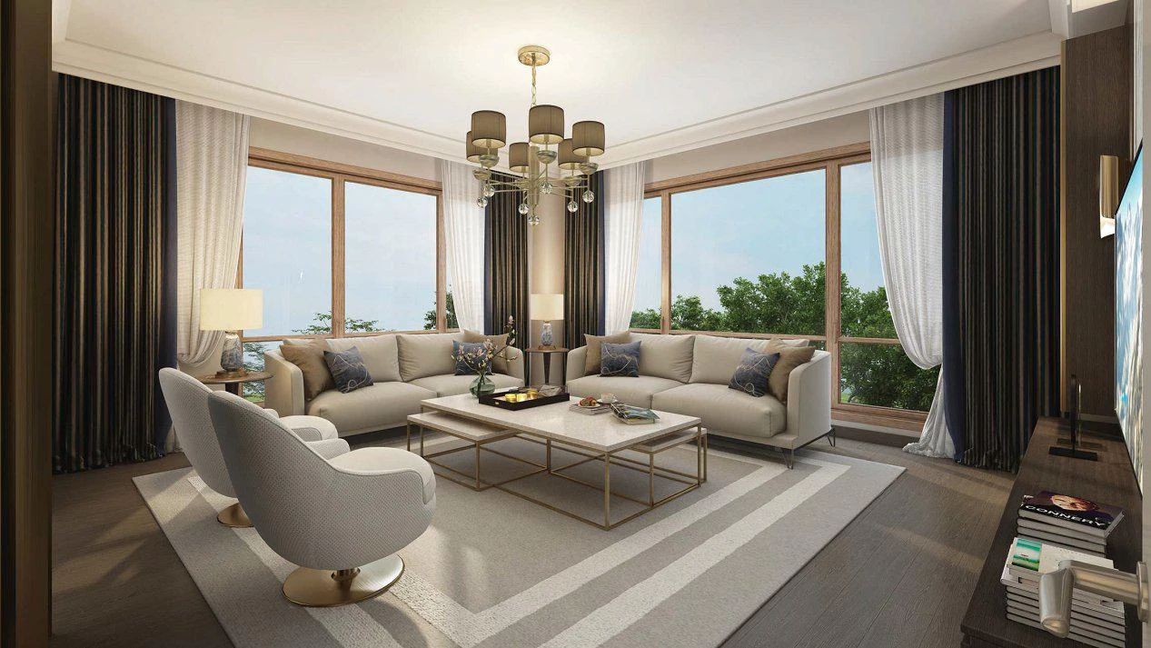 Новая резиденция с бассейном и зелеными зонами рядом со станциями метро и автомагистралями, Стамбул, Турция