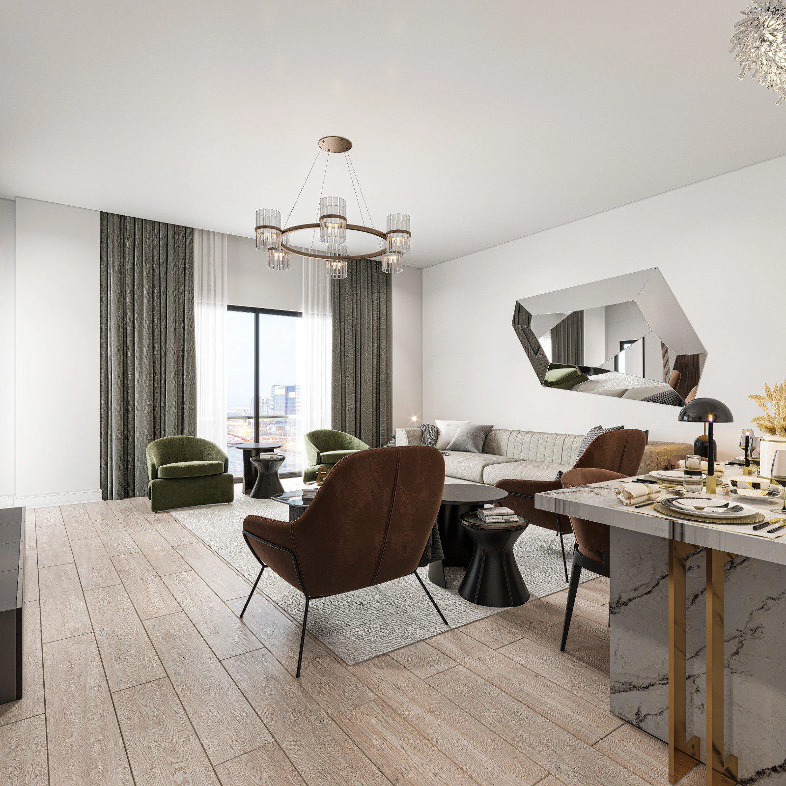 Охраняемая резиденция с бассейнами и фитнес-центром в живописном районе, Стамбул, Турция