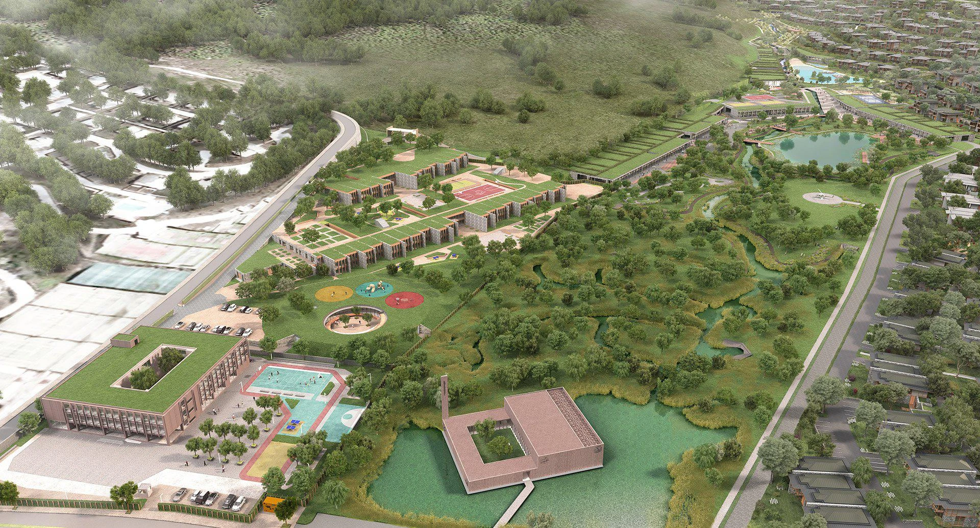 Виллы с бассейнами и спортивным клубом, с видом на лес и Черное море, Рива, Бейкоз, Стамбул, Турция