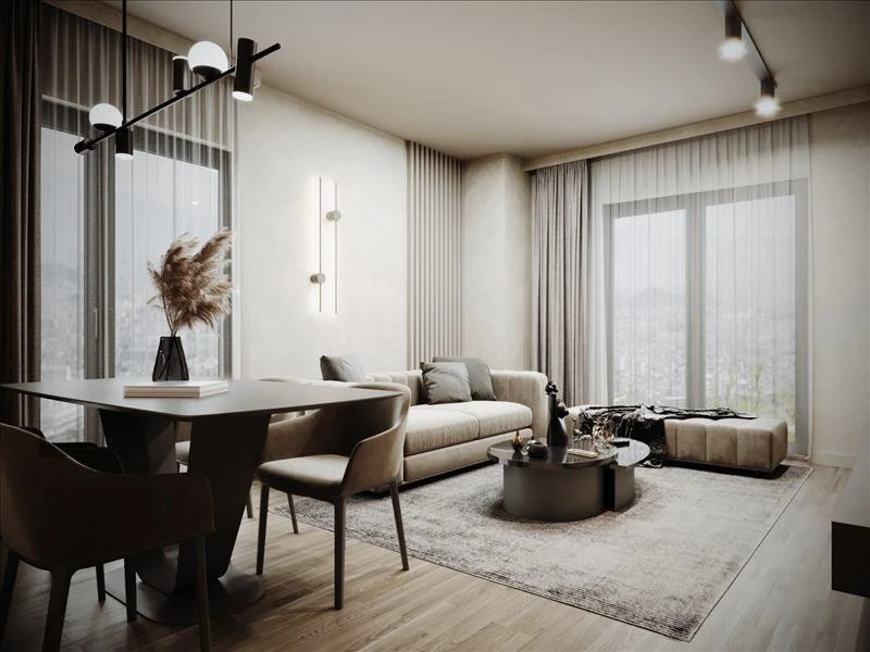 Новая резиденция с бассейном и тренажерным залом рядом со станцией метро, Стамбул, Турция