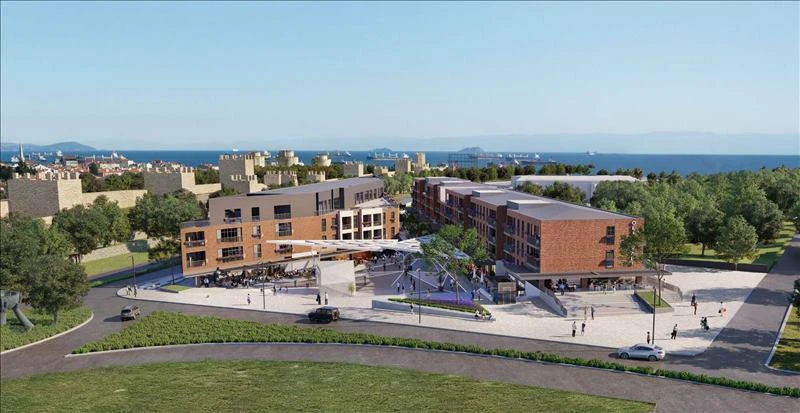 Новая резиденция с торговым центром и зелеными зонами недалеко от пляжа и автомагистрали, Стамбул, Турция