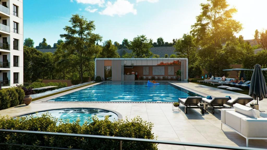 Квартиры с видом на море в новом жилом комплексе, район Малтепе, Стамбул, Турция