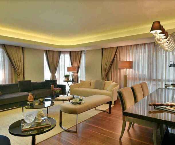 Апартаменты с панорамным видом в охраняемой резиденции с садами и конференц-залом, Стамбул, Турция