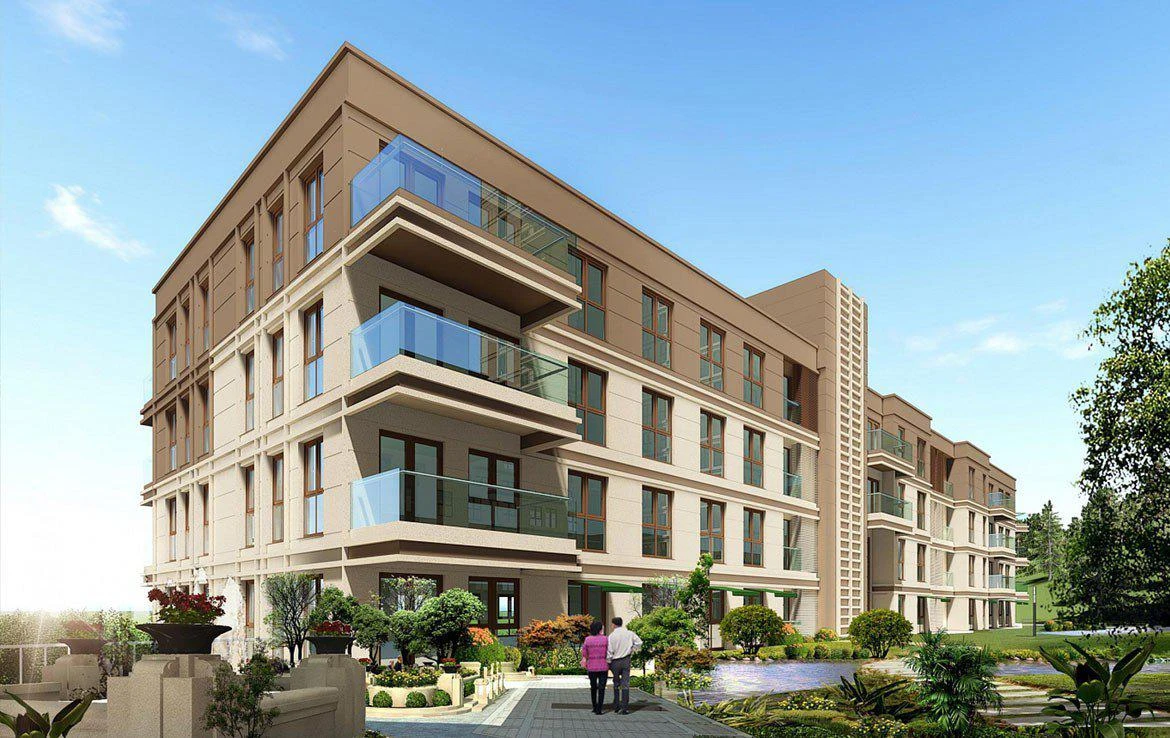 Резиденция с бассейном, зелеными зонами и кинотеатром, Стамбул, Турция