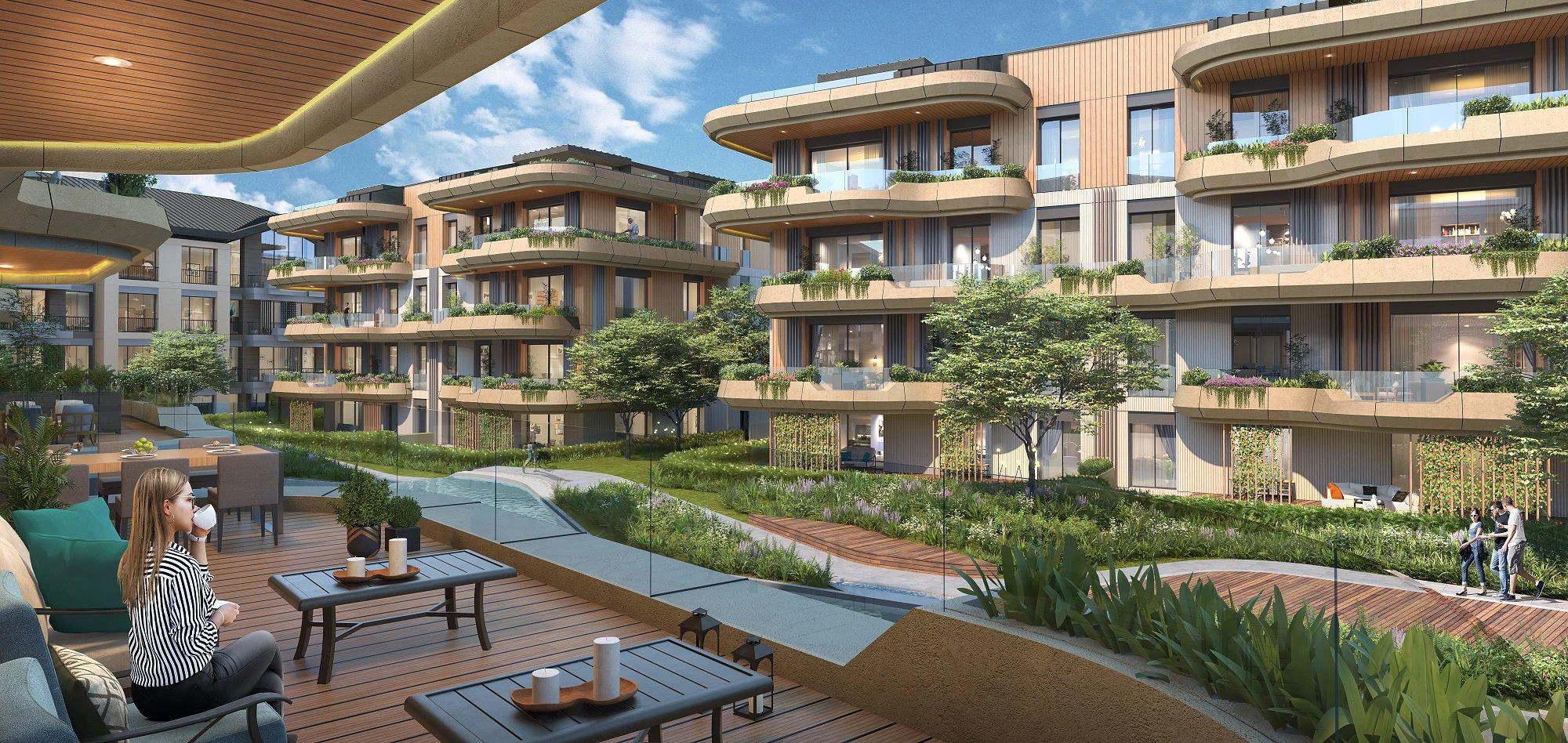 Первоклассные апартаменты в новом жилом комплексе рядом с лесом, Бакыркёй, Стамбул, Турция