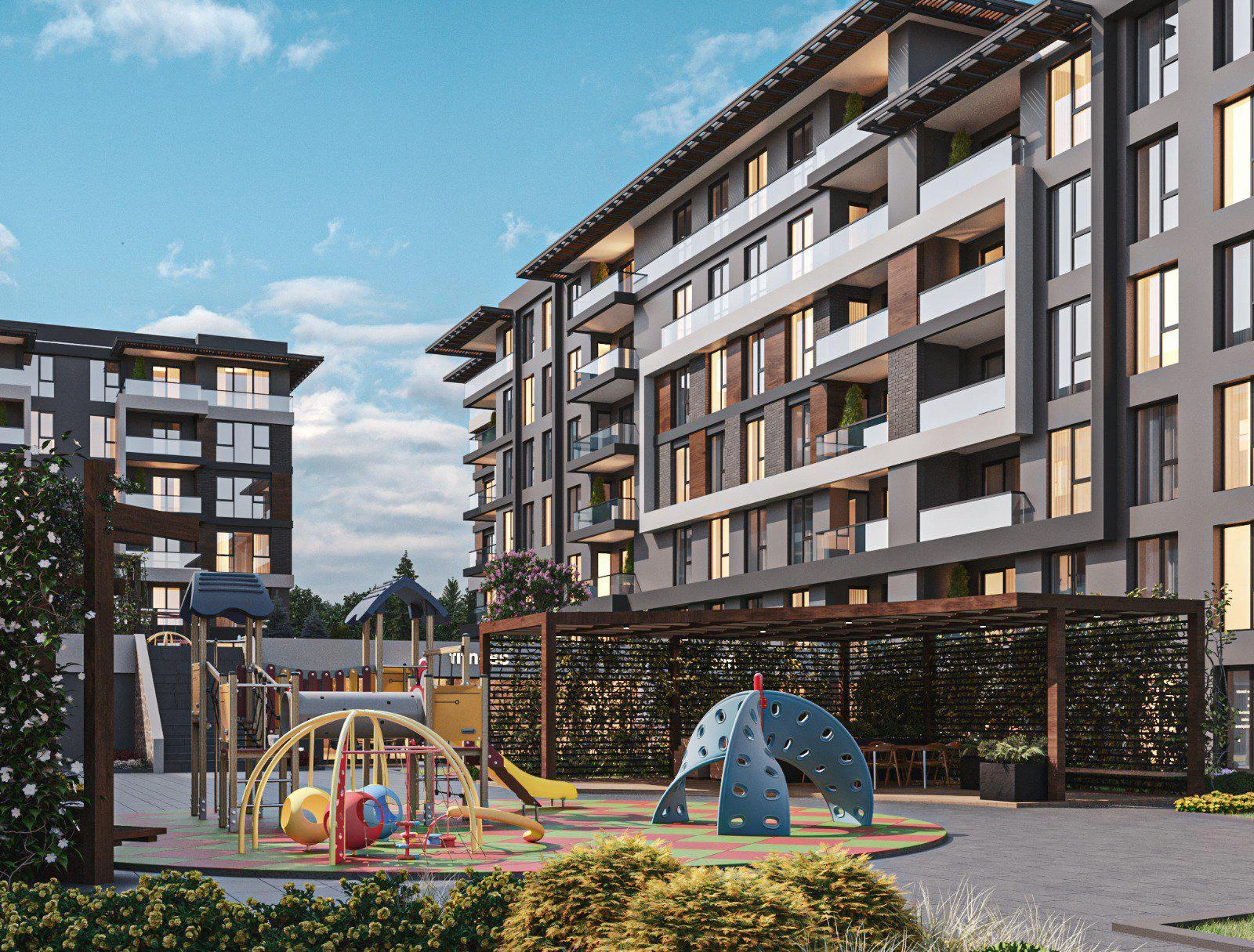 Апартаменты и виллы в жилом комплексе с бассейном и тренажерным залом, Пендик, Стамбул, Турция