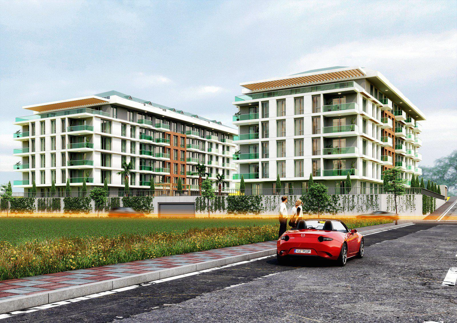 Апартаменты с видом на море, в спокойном районе Бююкчекмедже, Стамбул, Турция