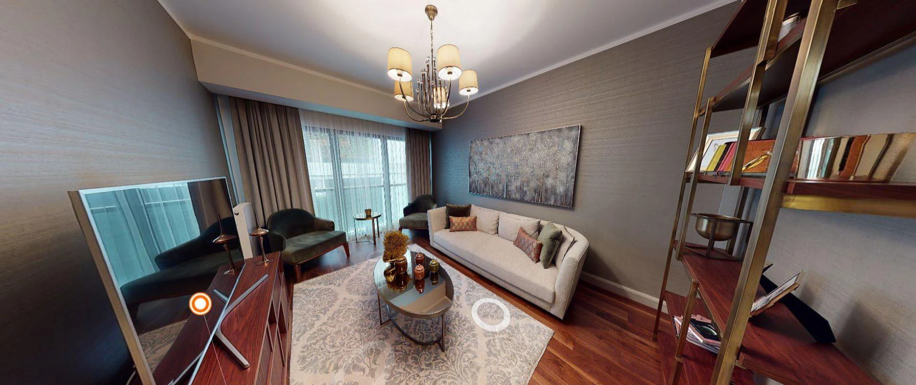 Апартаменты с панорамным видом в новой резиденции со спа-зоной и бассейнами, недалеко от моря, Стамбул, Турция