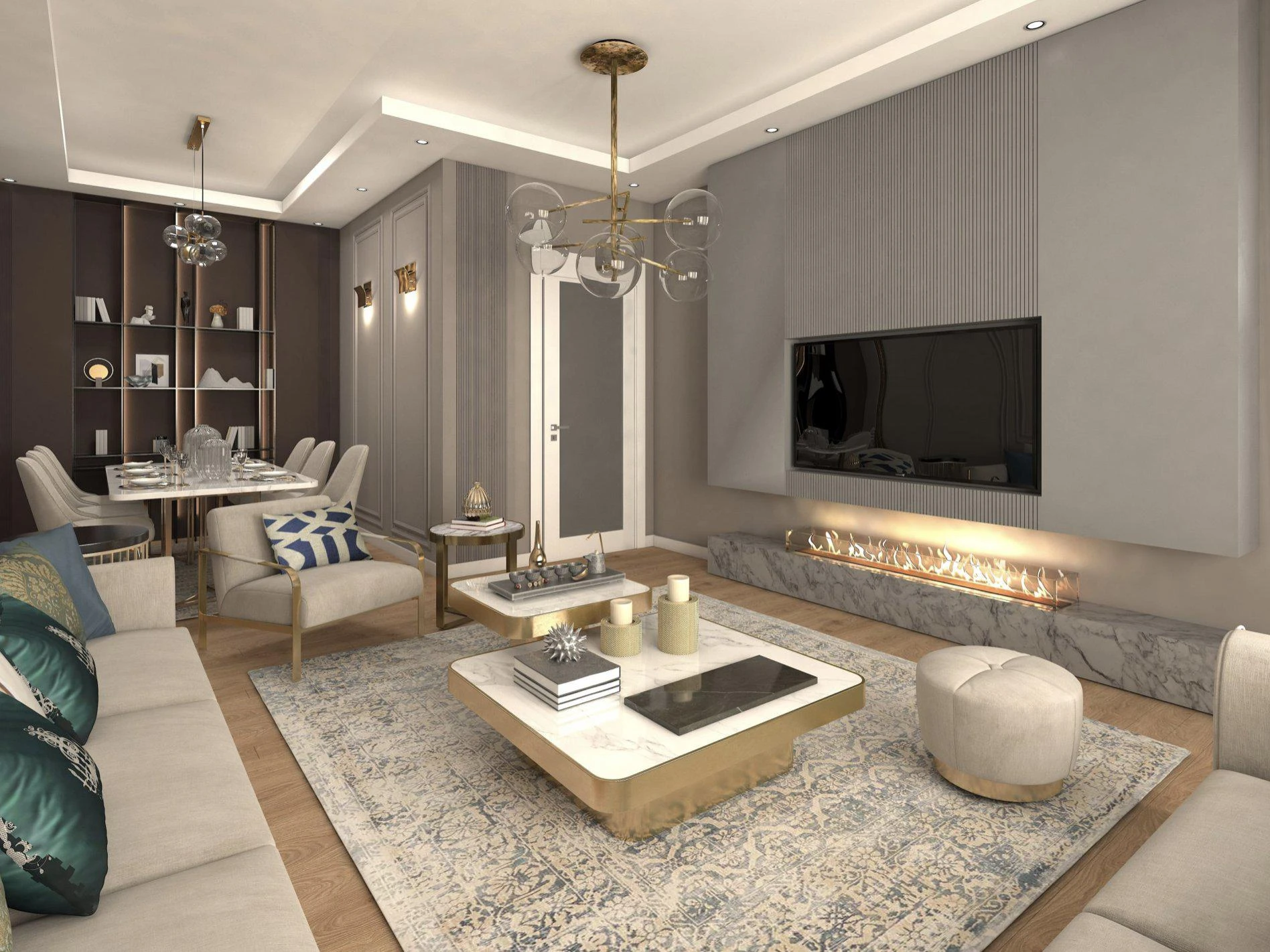 Закрытая резиденция с бассейнами и тренажерными залами рядом со станциями метро, Стамбул, Турция