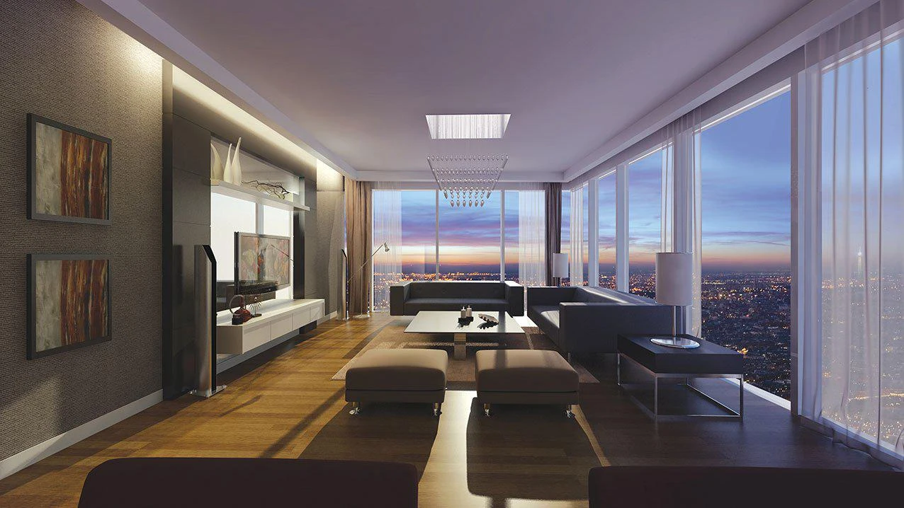 Высотная резиденция с бассейном и спортивным центром рядом с побережьем, Стамбул, Турция