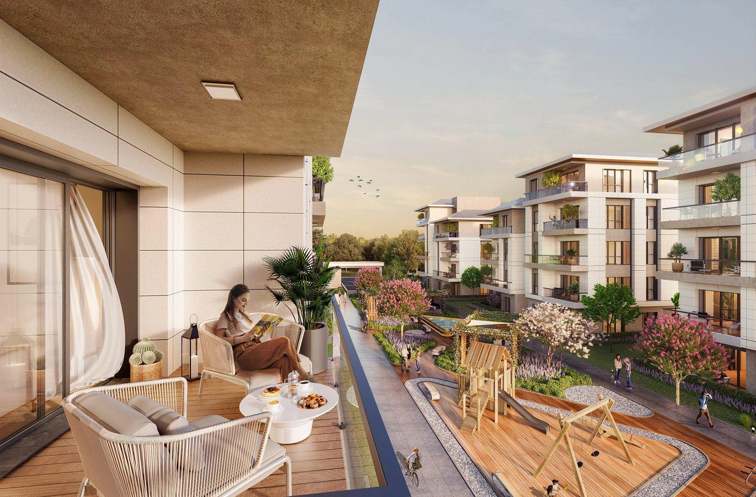 Новая резиденция с садом, бассейном и фитнес-центром недалеко от центра города и аэропорта, Стамбул, Турция