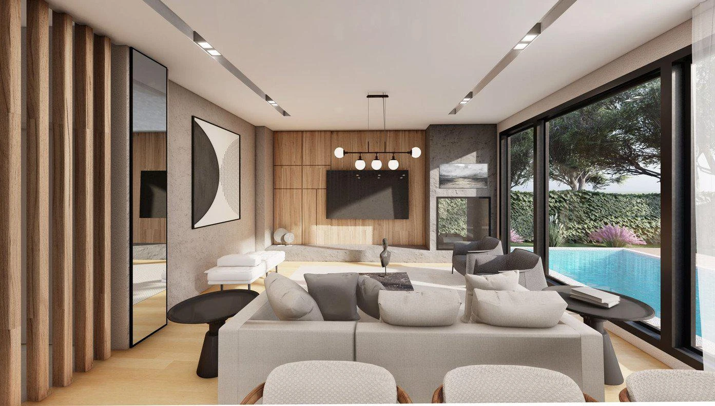 Новый комплекс вилл в 800 метрах от пляжа, в пригороде Стамбула, Турция