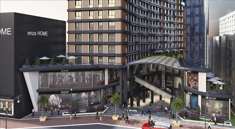 Охраняемая резиденция с бассейном и тренажерным залом рядом со станцией метро, Стамбул, Турция