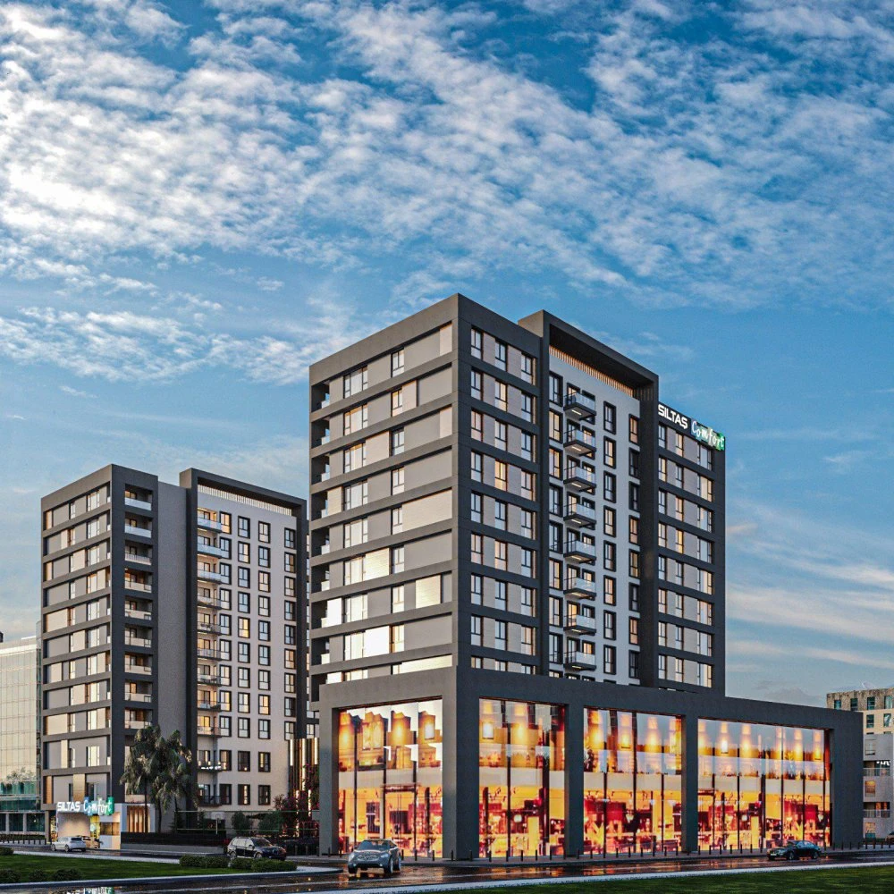 Жилой комплекс с бассейном и фитнес-центром, рядом с лесом Айдос, Санджактепе, Стамбул, Турция