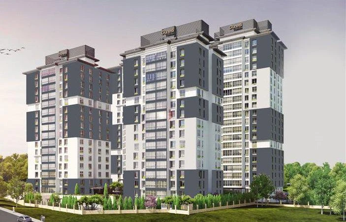 Новая резиденция с бассейном и круглосуточной охраной, Стамбул, Турция