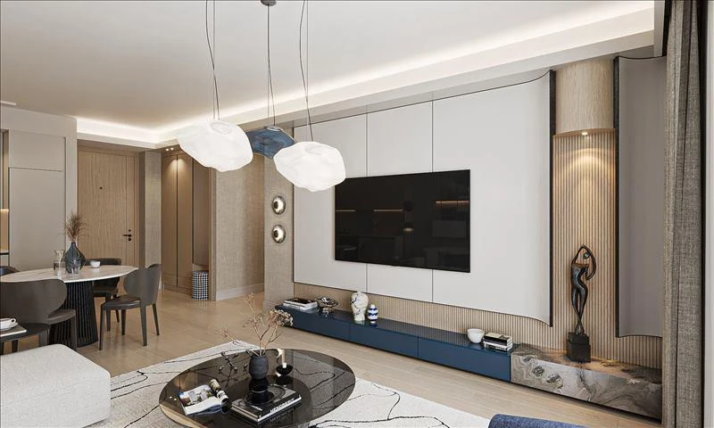 Новая резиденция с бассейном и зеленой зоной рядом со станцией метро, Стамбул, Турция