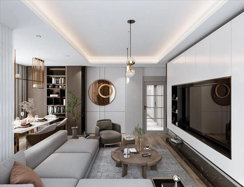 Новая резиденция с круглосуточной охраной и зеленой зоной рядом с пляжем и станцией метро, Стамбул, Турция