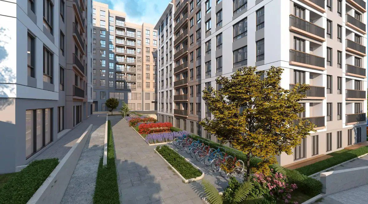 Новая резиденция с бассейнами и зелеными зонами в престижном районе, Стамбул, Турция