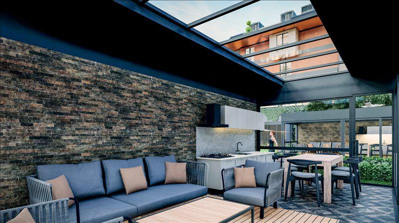 Новая малоэтажная резиденция с бассейнами, Стамбул, Турция