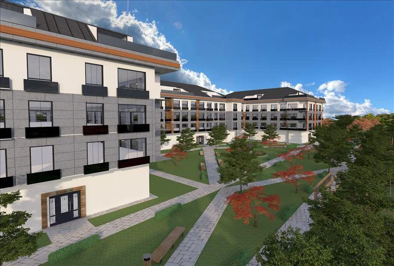 Малоэтажная резиденция с круглосуточной охраной недалеко от моря, Стамбул, Турция