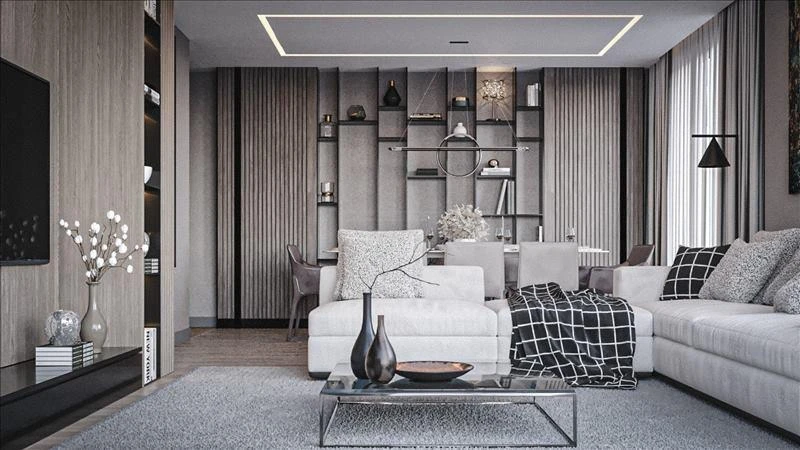 Резиденция с зеленой зоной и парковкой рядом с автомагистралями, Стамбул, Турция