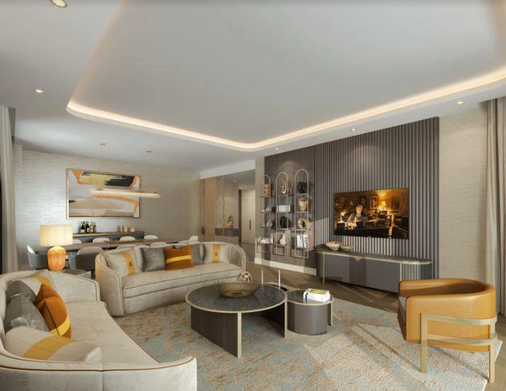 Новые апартаменты с живописным видом в охраняемой резиденции, рядом с парками и станцией метро, в центре Стамбула, Турция