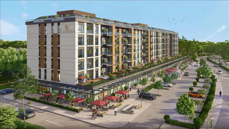 Новая резиденция с бассейнами рядом с аэропортом и автомагистралью, Стамбул, Турция