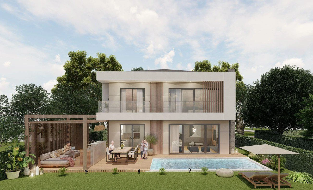 Новый комплекс вилл в 800 метрах от пляжа, в пригороде Стамбула, Турция