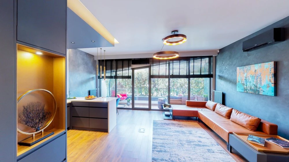 Просторные светлые апартаменты с широкими балконами в новом жилом комплексе, Стамбул, Турция