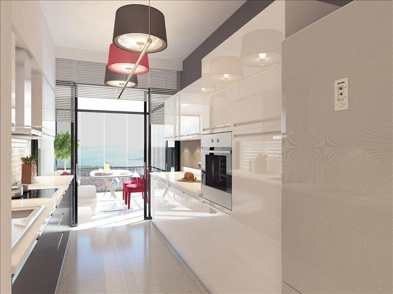 Новая резиденция с большой зеленой зоной рядом со станцией метро, Стамбул, Турция