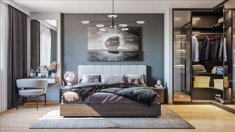 Резиденция с бассейном, рестораном и зонами отдыха рядом с автомагистралями и морем, Стамбул, Турция