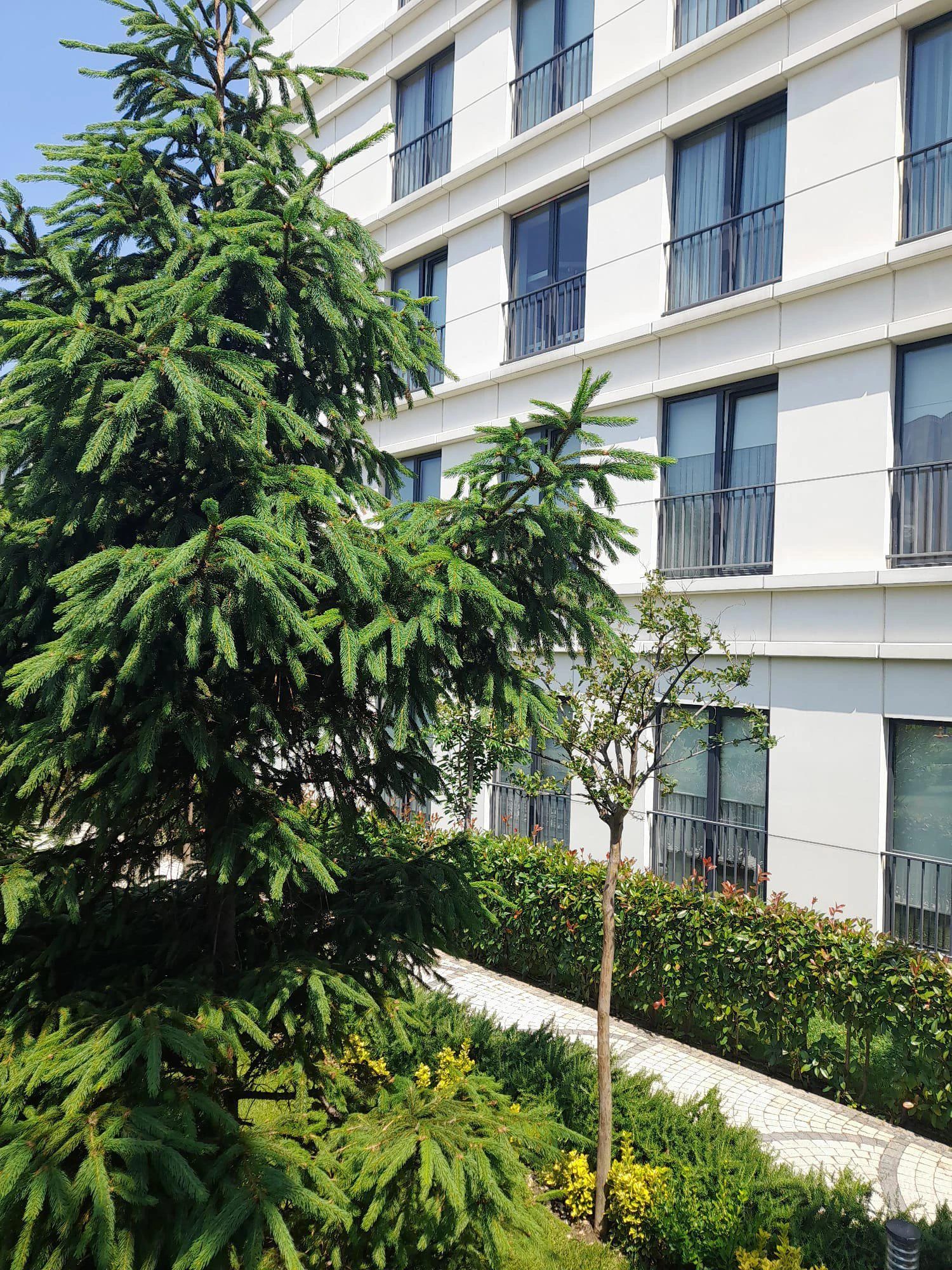 Резиденция с бассейном, парковкой и круглосуточной охраной рядом с автомагистралью, Стамбул, Турция