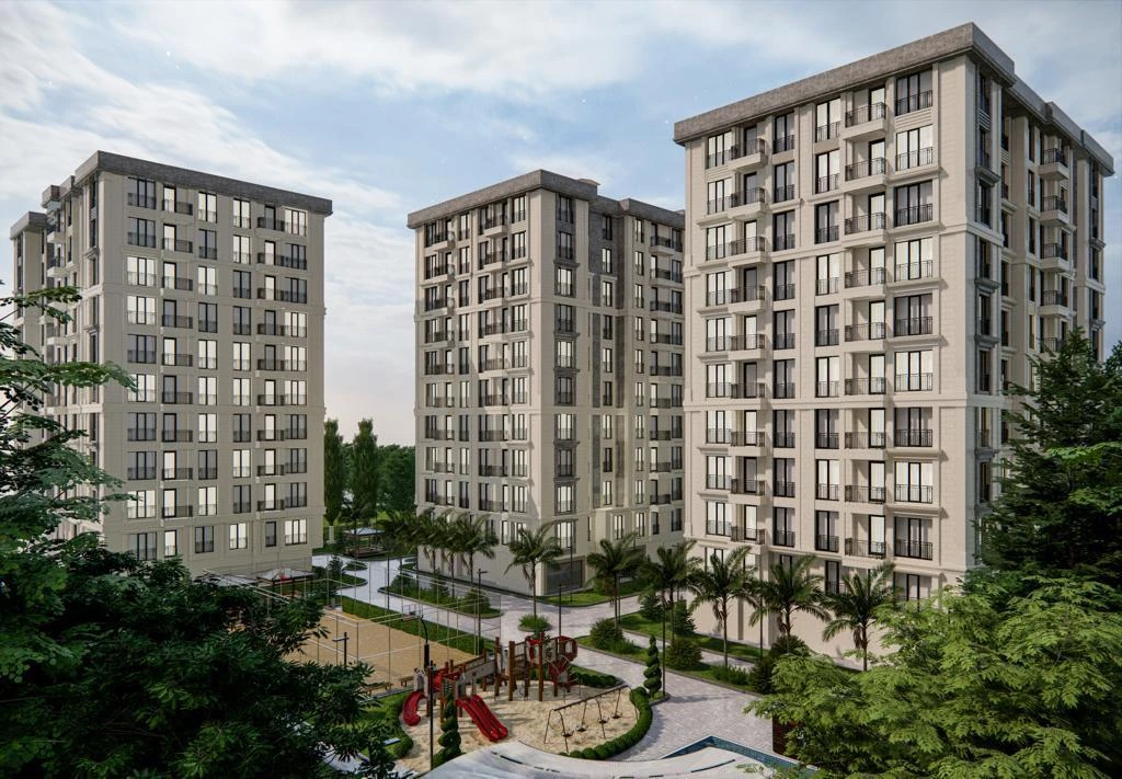 Жилой комплекс с развитой инфраструктурой и зелёным ландшафтом, в центре города, Эюпсултан, Стамбул, Турция