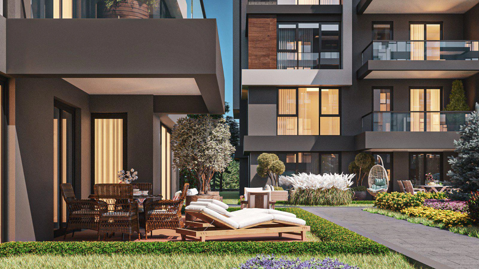 Апартаменты и виллы в жилом комплексе с бассейном и тренажерным залом, Пендик, Стамбул, Турция