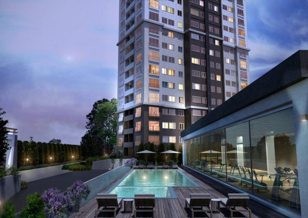 Жилой комплекс с магазинами и тренажерным залом, недалеко от аэропорта и станции метро, Картал, Стамбул, Турция