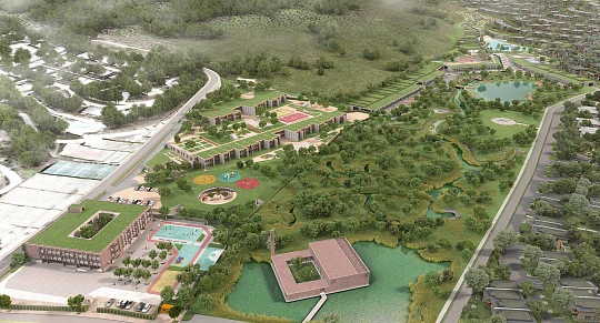 Виллы с бассейнами и спортивным клубом, с видом на лес и Черное море, Рива, Бейкоз, Стамбул, Турция