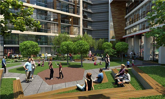 Современная резиденция с бассейном и ресторанами, Стамбул, Турция