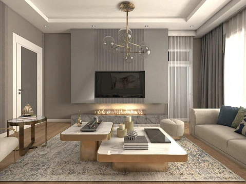 Закрытая резиденция с бассейнами и тренажерными залами рядом со станциями метро, Стамбул, Турция