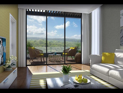 Современный жилой комплекс у леса, в самом зеленом районе города, Стамбул, Турция