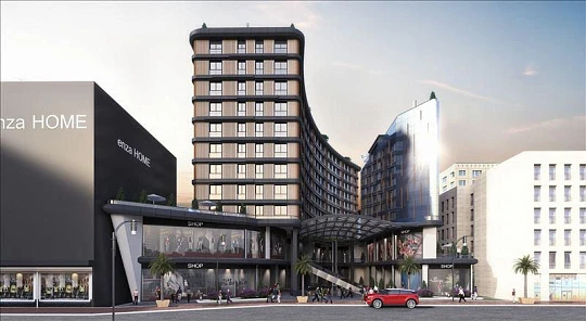 Охраняемая резиденция с бассейном и тренажерным залом рядом со станцией метро, Стамбул, Турция