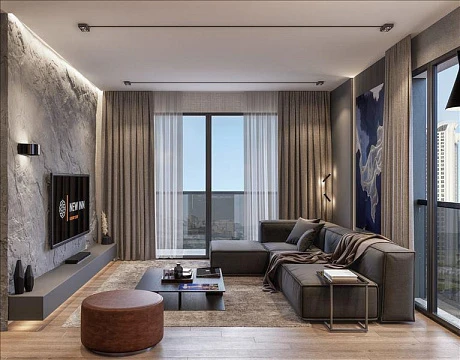 Новая резиденция с бассейном рядом со станцией метро и университетами, Стамбул, Турция