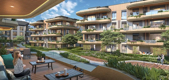 Первоклассные апартаменты в новом жилом комплексе рядом с лесом, Бакыркёй, Стамбул, Турция