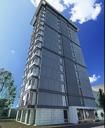 Охраняемая резиденция с тренажерным залом и зеленой территорией, Стамбул, Турция