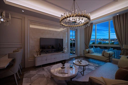 Новая резиденция с гаражом и круглосуточной охраной, Стамбул, Турция