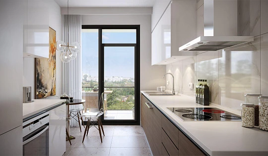 Новые квартиры в резиденции с бассейнами, фитнес-центром и ресторанами, Стамбул, Турция