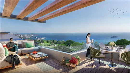 Новый комплекс вилл с бассейном и спортивным клубом, Стамбул, Турция