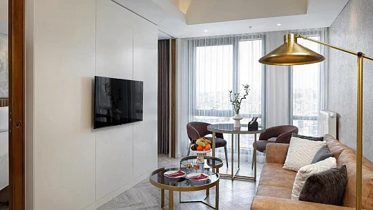 Современная резиденция с бассейнами и спа в деловом районе, рядом с центром Стамбула, Турция