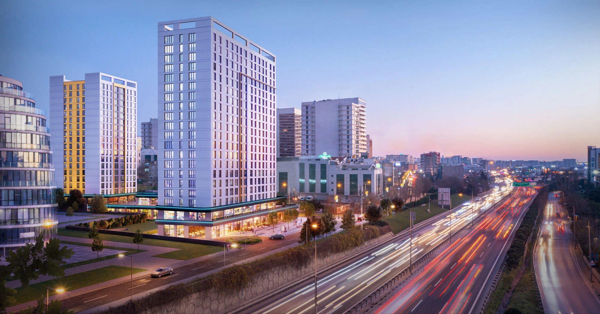 Элитная современная резиденция с бассейном и конференц-залом, в престижном деловом районе, Стамбул, Турция