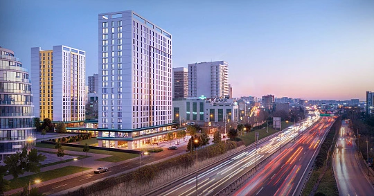 Элитная современная резиденция с бассейном и конференц-залом, в престижном деловом районе, Стамбул, Турция