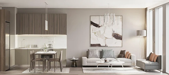 Новая охраняемая резиденция с отелем и зонами отдыха рядом со станцией метро и автомагистралью, Стамбул, Турция